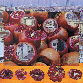 Serie: "Istanbul-tesekür ederim" 30 x 30 cm | 2013 | collage on wood | verkauft 