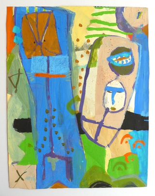 "Schilde" | 50 x 64 cm | 1997 | mixed media on paper